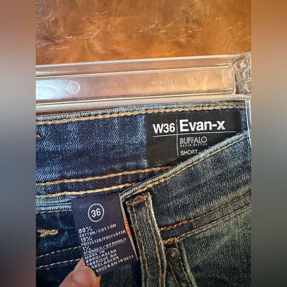 Buffalo jeans - Men's Blue Denim Shorts - size 36 - Picture 8 of 9